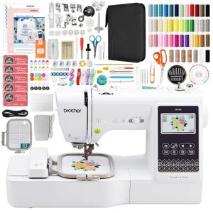 Brother SE700 Combo Embroidery & Sewing Machine with 200+ Accessories Bundle