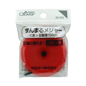 Clover 25-204 Manmaru Tape Automatic Movement, 59.1 inches (150 cm), Red