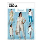Butterick B6670E5 Easy to Sew Women's Top, Dress, Pants, and Skirt Sewing Patterns Sizes 14-22