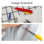 GDMINLO 5 Pieces Colorful Seam Ripper Assortment Thread Remover Kit 2 Big and 2 Small Handy Stitch Sewing Tools with 1 Scissors for Removing Unwanted Hems and Seams