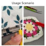 GDMINLO 5 Pieces Colorful Seam Ripper Assortment Thread Remover Kit 2 Big and 2 Small Handy Stitch Sewing Tools with 1 Scissors for Removing Unwanted Hems and Seams