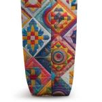 American Quilt Colorful Patchwork Quilting Quilter Sewing Tote Bag