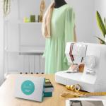 BlesSew Sewing Thread - 24 Spools of Polyester Thread for Sewing Machine for Beginners, Hand Stitching & Quilting - 1000 yds Each in 22 Colors + Bonus Black & White