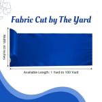 MDS Satin Fabric 5 Yards, 44" Wide, Silky Smooth Charmeuse Sateen Cloth for Wedding Arch Drapery Panel Backdrop Party Event Banquet Home Decoration Curtain Crafts DIY Sewing Costume - Royal Blue