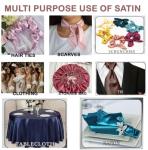 MDS Satin Fabric 5 Yards, 44" Wide, Silky Smooth Charmeuse Sateen Cloth for Wedding Arch Drapery Panel Backdrop Party Event Banquet Home Decoration Curtain Crafts DIY Sewing Costume - Royal Blue