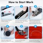 Handheld Sewing Machine, Portable Mini Sewing Machine for Beginners Adults, Easy to Use & Quick Home Clothing Repair Tools, Suitable for Sewing Fabrics, Clothes, Curtains, Family Travel, DIY