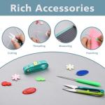 ZMAAGG Seam Rippers for Sewing, Stitch Remover Tool, Needle Threaders, Tape Measure, Tailors Awl, Thread Snips (15PCS)