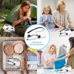 Handheld Sewing Machine, Portable Mini Sewing Machine for Beginners Adults, Easy to Use & Quick Home Clothing Repair Tools, Suitable for Sewing Fabrics, Clothes, Curtains, Family Travel, DIY