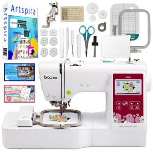 Brother PE545 4" x 4" Embroidery Machine with Accessories Kit