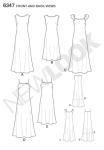 New Look Sewing Pattern 6347 Misses Dresses, Size A (10-12-14-16-18-20-22)