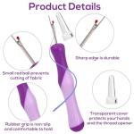 Seam Ripper, Sewing Stitch Ripper Seam Cutter Handy Thread Remover Tool Supplies Accessories for Embroidery Hand Sewing Crafting Cross Stitching Knitting