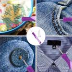 Seam Ripper, Sewing Stitch Ripper Seam Cutter Handy Thread Remover Tool Supplies Accessories for Embroidery Hand Sewing Crafting Cross Stitching Knitting