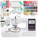 Brother SE700 Combo Embroidery & Sewing Machine with 4 Embroidery Hoops, Embroidery Thread Set & Accessories