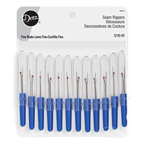 Dritz Seam Ripper Small Blade Sewing Accessories, 12 Pack, None,Blue