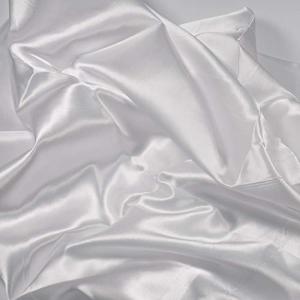 Charmeuse Satin White Fabric , 60" Wide , Silky, for Wedding,Bridal,Decoration, Fashion,Apparel Crafts by 1Yard