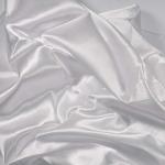 Charmeuse Satin White Fabric , 60" Wide , Silky, for Wedding,Bridal,Decoration, Fashion,Apparel Crafts by 1Yard