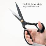 Professional Tailor Scissors 9 Inch for Cutting Fabric Heavy Duty Scissors for Leather Cutting Industrial Sharp Sewing Shears for Home Office Artists Dressmakers