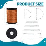 Topus Extra Strong Upholstery Repair Sewing Thread Kit and Heavy Duty Household Hand Needles, Including 7 Styles of Leather Canvas Sewing Needles and 3 Rolls Nylon Thread (70 Yard Per Roll), 3 Colors