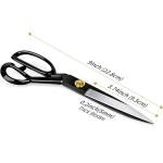 Professional Tailor Scissors 9 Inch for Cutting Fabric Heavy Duty Scissors for Leather Cutting Industrial Sharp Sewing Shears for Home Office Artists Dressmakers
