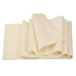 MECCANIXITY 39" Elastic Cuffs Ribbed Trims Cotton Fabric Knit Rib Stretch Tape Cuff Sleeve Waistband for Sewing, 8" Wide Beige