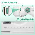 Xamanabu Sewing Machine for Beginners with 12 Built-in Stitches, 6 Included Feet, Portable Sewing Machine with Foot Pedal, High-Low Speeds