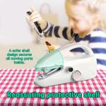 Handheld Sewing Machine,Two dear,Mini sewing machine,Easy to Use and Fast Stitch Suitable for Clothes,Fabrics, DIY Home Travel Electric Handheld Sewing Machine for Beginner.(Pink)