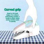 Handheld Sewing Machine,Two dear,Mini sewing machine,Easy to Use and Fast Stitch Suitable for Clothes,Fabrics, DIY Home Travel Electric Handheld Sewing Machine for Beginner.(Pink)