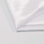 Charmeuse Satin White Fabric , 60" Wide , Silky, for Wedding,Bridal,Decoration, Fashion,Apparel Crafts by 1Yard