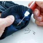 Madam Sew Lighted Seam Ripper with LED Light Illumination | Remove Stitches and Seams with Precision | Thread Ripping Sewing Tool