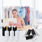 6 Pcs Sewing Thread Kit, 400 Yards Each Spool 402 Polyester Thread with Sewing Needle & Threader, Sewing Threads for Sewing Machine, Hand Stitching, Embroidery