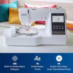 Brother SE700 Sewing and Embroidery Machine with Hoop Area - Touchscreen, USB Port, and Wireless Connectivity - 135 Built-in Designs & 103 Stitches Bundle with Sewing Accessories (5 Items)