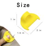 4Pcs Edge Stitch Lock & Sewing Gauge, 3mm/4mm Edge Sewing Lockranding Tool SewingTemplates Rulers Needle Gauge Quilting Ruler Measuring Tool Seam Gauge for Sewing Straight