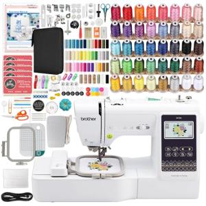 Brother SE700 Combo Embroidery & Sewing Machine with 250+ Accessories including 40 Spools of Embroidery Theads & 43 Spools of Sewing Thread