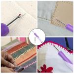 2 PCS Seam Rippers, Rippers for Sewing and Thread,Remover Stitch Tool for Hand Sewing, Knitting, Cross Stitching, Embroidery and Thread Removal(Purple + Green)