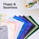 Satin Fabric by The Yard 60 Inch Wide Soft Silky Charmeuse Satin Fabric Soft Cloth Fabric Bridal Dress, Wedding Decorations, Crafts, Sewing, Draping, DIY Apparel Crafts (Royal Blue, 1 Yard)