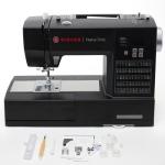 SINGER Heavy Duty 6600C Sterling Sewing Computerized Machine + Accessory | 100 Built-In Stitches Deliver 215 Stitch Applications| 60% More Power, 1100 Stitches/Min| Metal Frame, 6 One-Step Buttonhole