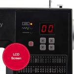 SINGER Heavy Duty 6600C Sterling Sewing Computerized Machine + Accessory | 100 Built-In Stitches Deliver 215 Stitch Applications| 60% More Power, 1100 Stitches/Min| Metal Frame, 6 One-Step Buttonhole