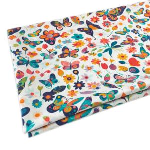 Joocolor 100% Cotton Fabric Butterfly Design by The Yard for Quilting Sewing Crafting (JC-006)