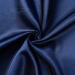 Precut Satin Fabric - Silky, Shiny, Soft Charmeuse Satin - Cloth Fabric by The Yard (1 Yard x 57 inch) - Navy Blue Fabric for Dress, Wedding Decorations, Draping, Sewing, Table Cloth, DIY Crafts