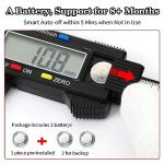 Digital Caliper, Esydon Upgraded Calipers 6 inch, Measuring Tool, Electronic Ruler, with Large LCD Screen, Auto-Off Feature, Inch and Millimeter Conversion, Plastic Case, Perfect for Household, DIY