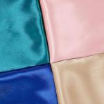 P Pothuiny 55 Inch Wide Beige Satin Fabric by The Yard, Silky Charmeuse Satin Fabric for Bridal Wedding Dress Decor DIY Apparel Crafts, 1 Yard