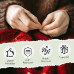 72 PCS Sewing Thread, Thread for Sewing Supplies, 36 Colors Polyester, 400 Yards Per Spool with Spools and Prewound Bobbins for Hand & Machine