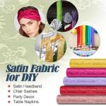 KKJIAF Sage Green Satin Jacquard Fabric 2 Yard, 60 Inch Wide Shiny Sunflower Pattern Silky Brocade Cloth Fabric for Tablecloth, Table Runner, Napkins, Dress, Bedding Sheet, DIY Crafts