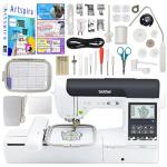 Brother SE2000 5" x 7" Combo Embroidery & Sewing Machine with Deluxe 130 Thread Spools & Accessories