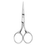 HAGUPIT Small Precision Embroidery Scissors, 4" Forged Stainless Steel Sharp Pointed Tip Detail Shears for DIY Craft Thread Cutting, Needlework Yarn & Sewing
