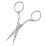 HAGUPIT Small Precision Embroidery Scissors, 4" Forged Stainless Steel Sharp Pointed Tip Detail Shears for DIY Craft Thread Cutting, Needlework Yarn & Sewing