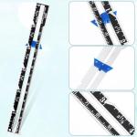2 Pcs Seam Gauge for Sewing 5-in-1 T-Shaped Sliding Gauge Ruler Seam Gauge Fabric Quilting Ruler Sewing Gauge with Sliding Marker Measuring Tool Set for Knitting Crafting Sewing Beginner Supplies
