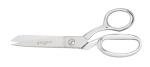 Gingher 7" Dressmaker's Fabric Scissors with Protective Sheath, Stainless Steel Shears, Sharp Knife Edge Fabric Scissors, Chrome Plated Nickel Finish