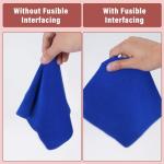 Medium Weight 12"X 30 Yards Fusible Interfacing for Sewing,Iron-On Non-Woven Interfacing Fabric,Polyester Single-Sided Interfacing for Sewing Supplies