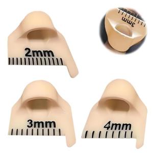 Edge Stitch Lock and Sewing Gauge.Edge Sewing Lockranding Tool for Beginners and Seniors,2/3/4mm Needle Gauge Quilting Ruler Measuring Tool(3PCS)